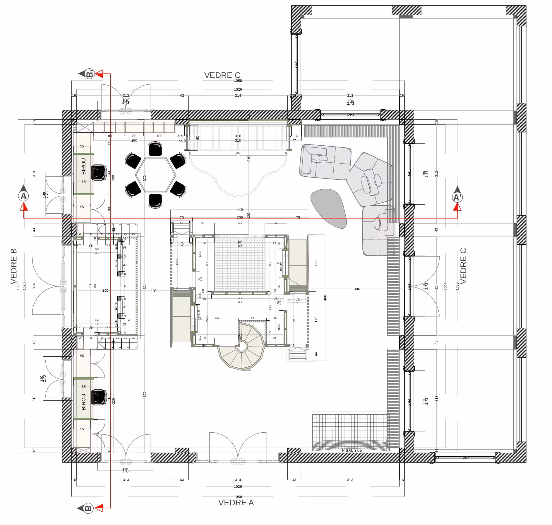 { "items": [], "group": "cuibdejoaca" } – proiect de amenajare interioară, aRchitecture Studio